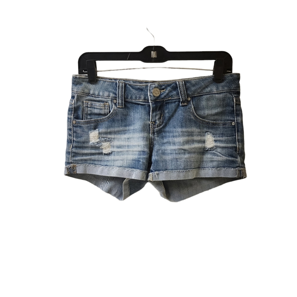 RSQ Jeans Blue Cuffed Jean Shorts